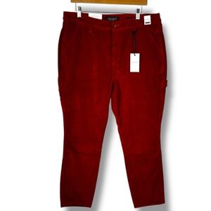 Judy Blue Vibrant Red Straight Leg Pants
